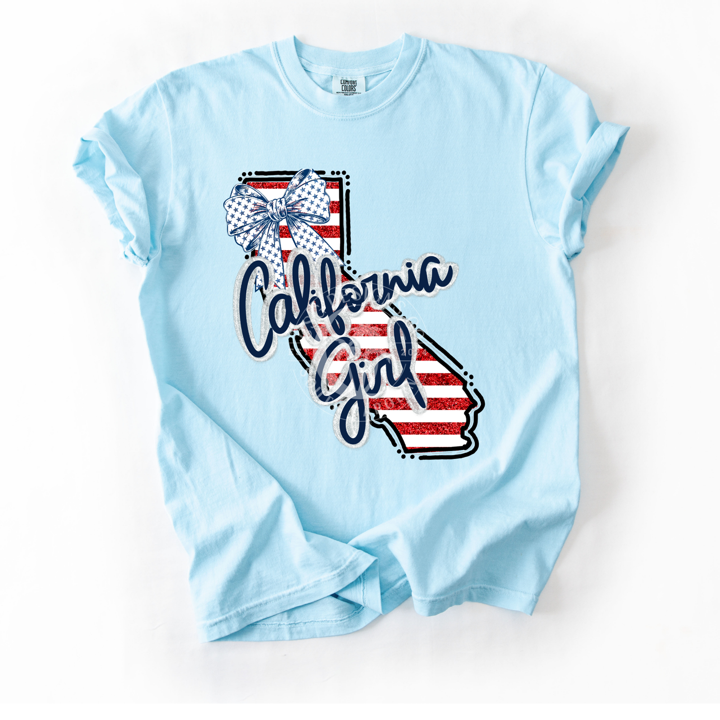 California Girl-Patriotic State- PNG
