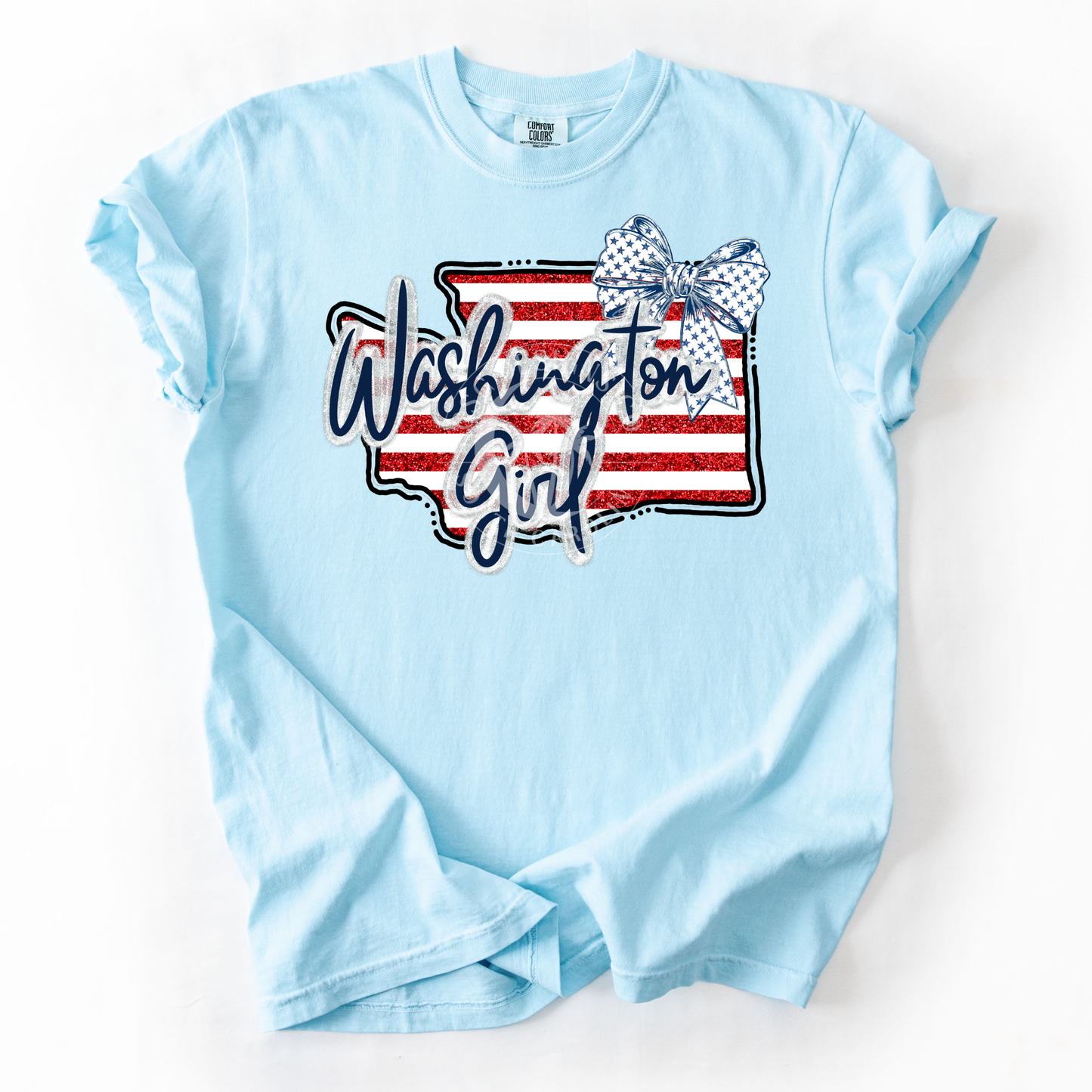 Washington Girl- Patriotic State-PNG
