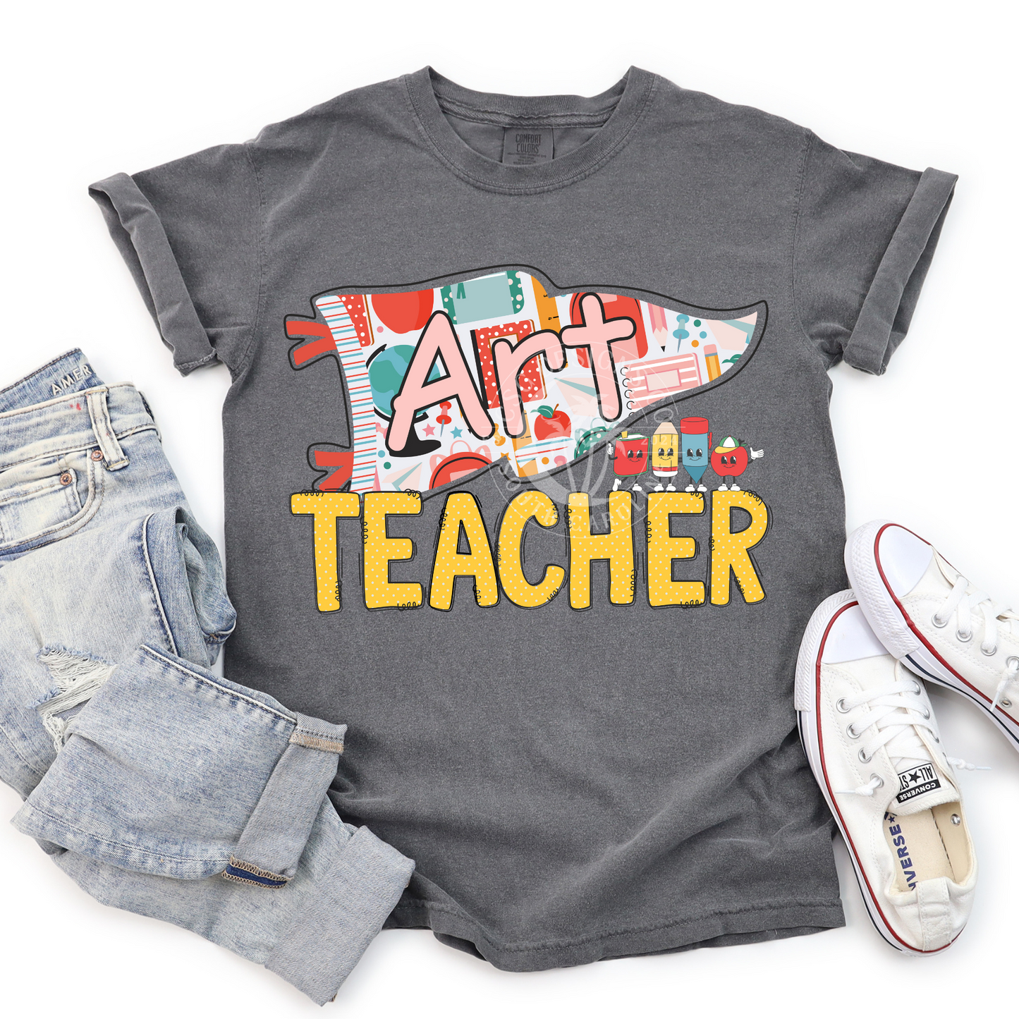 Art Teacher-Flag- PNG