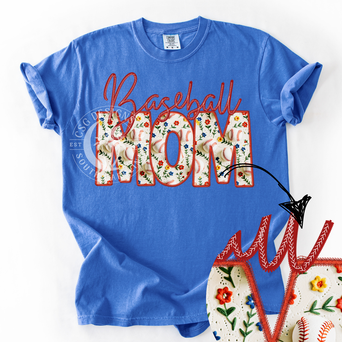 Baseball Mom Alpha-PNG