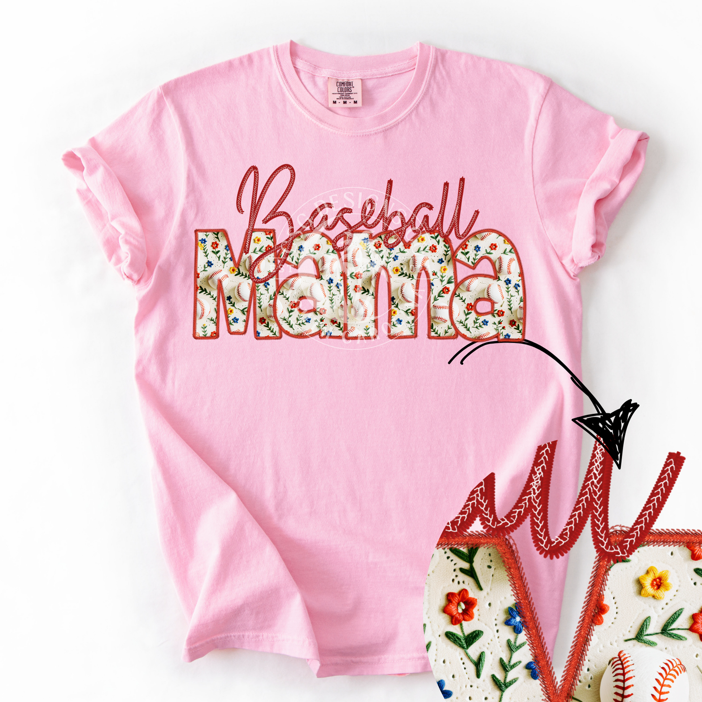 Baseball Mama Alpha-PNG