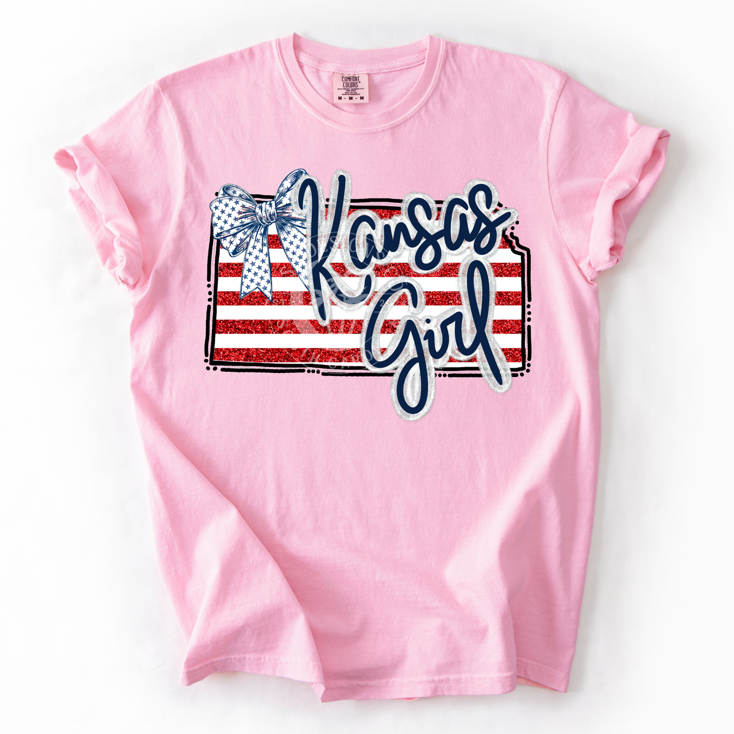 Kansas Girl- Patriotic State-PNG