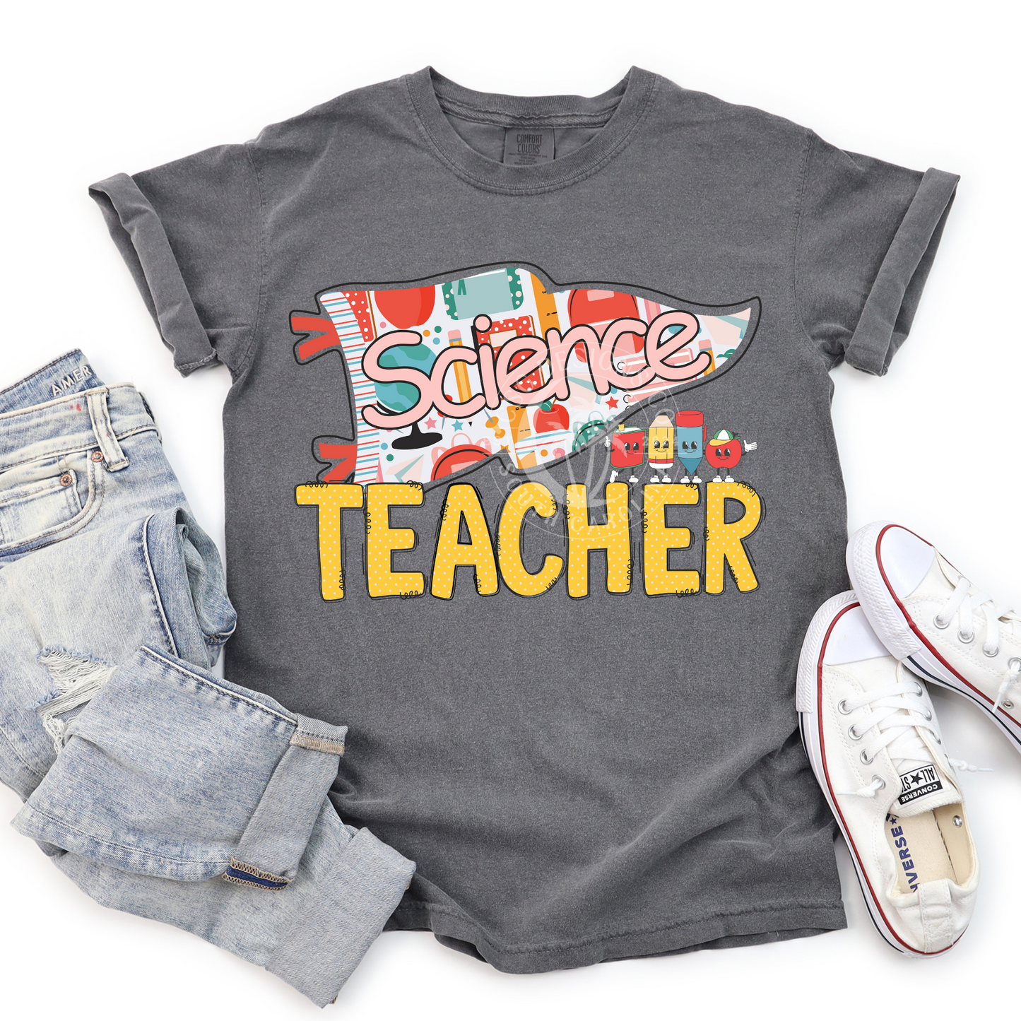 Science Teacher-Flag- PNG