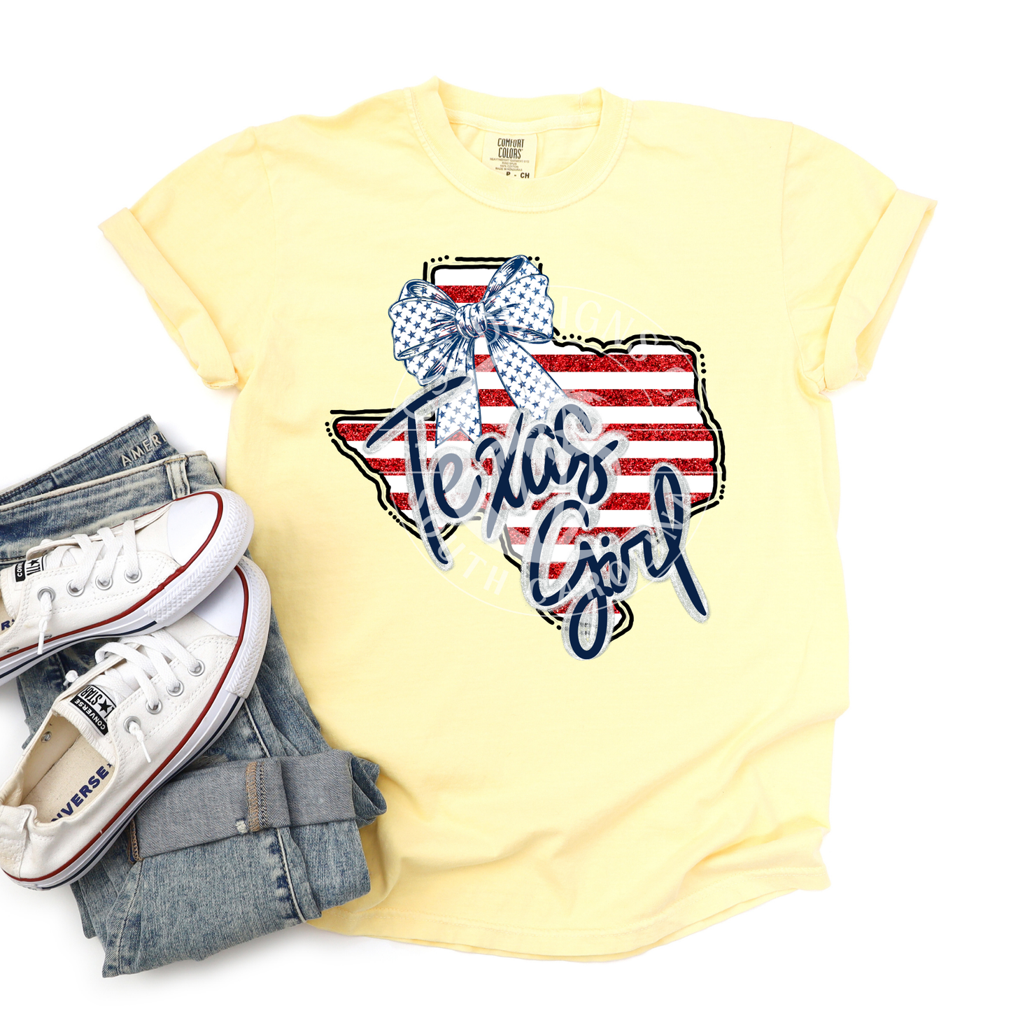 Texas Girl- Patriotic State-PNG