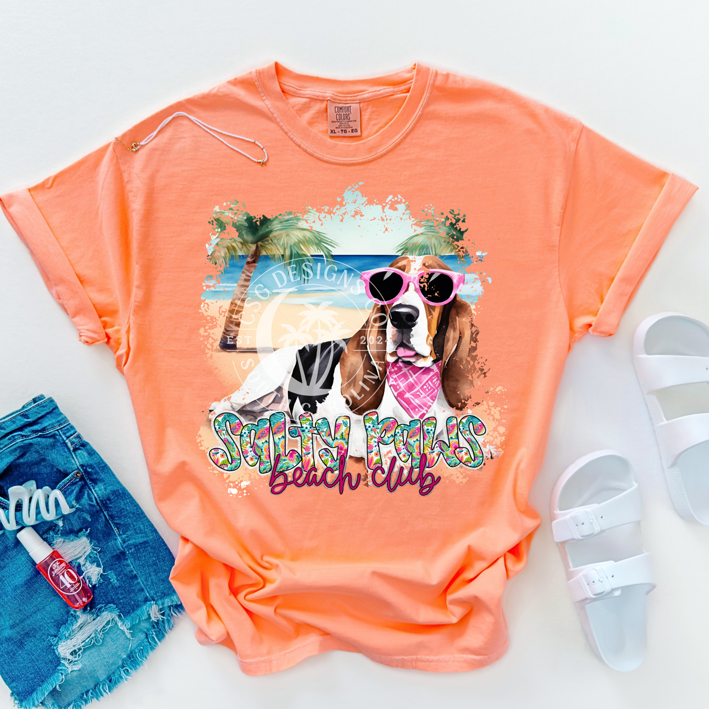 Bassett Hound Salty Paws-PNG