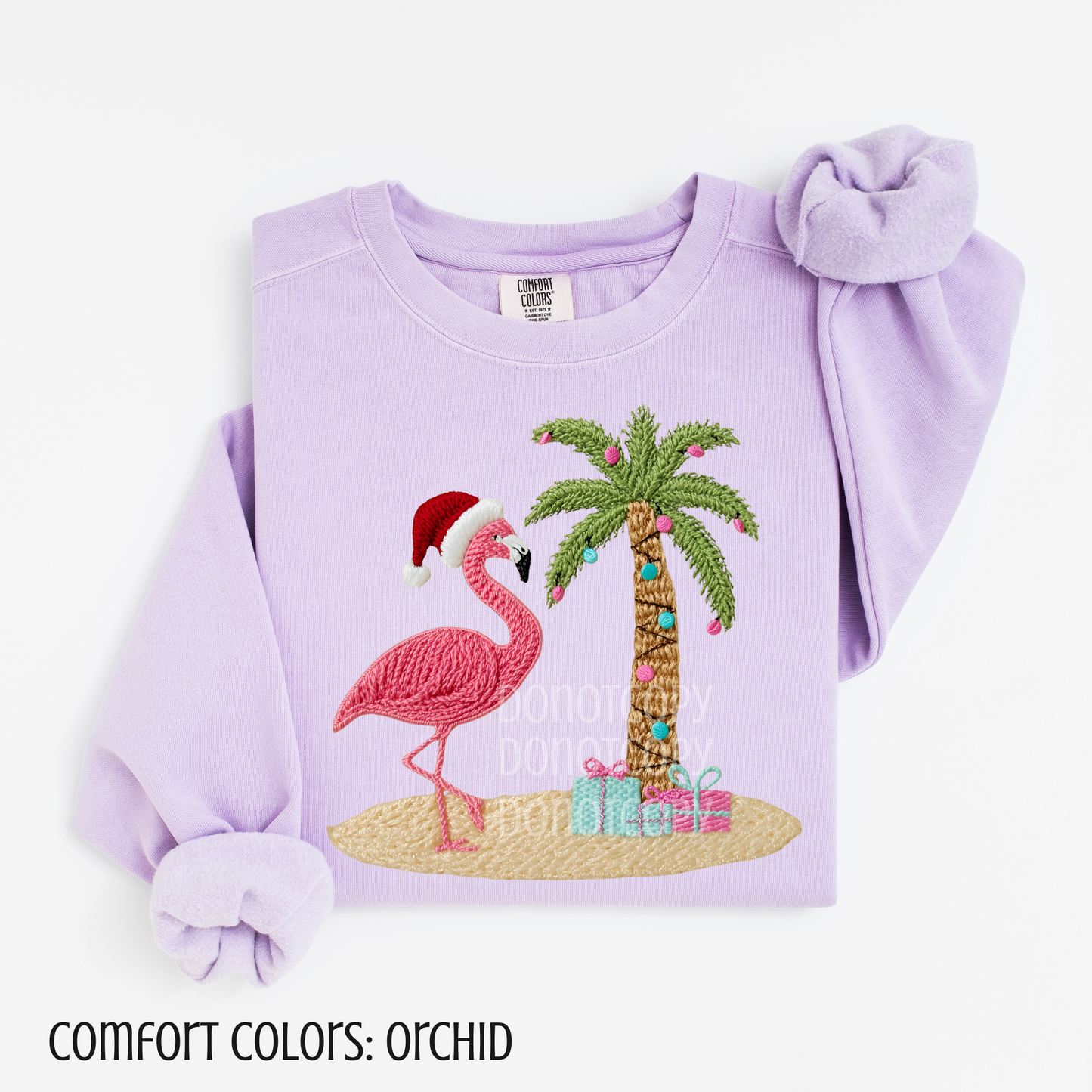 Christmas Flamingo-PNG