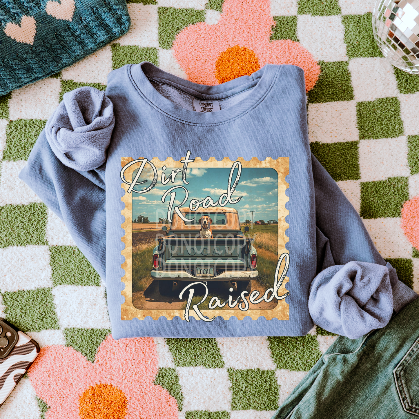 Dirt Road Raised- PNG