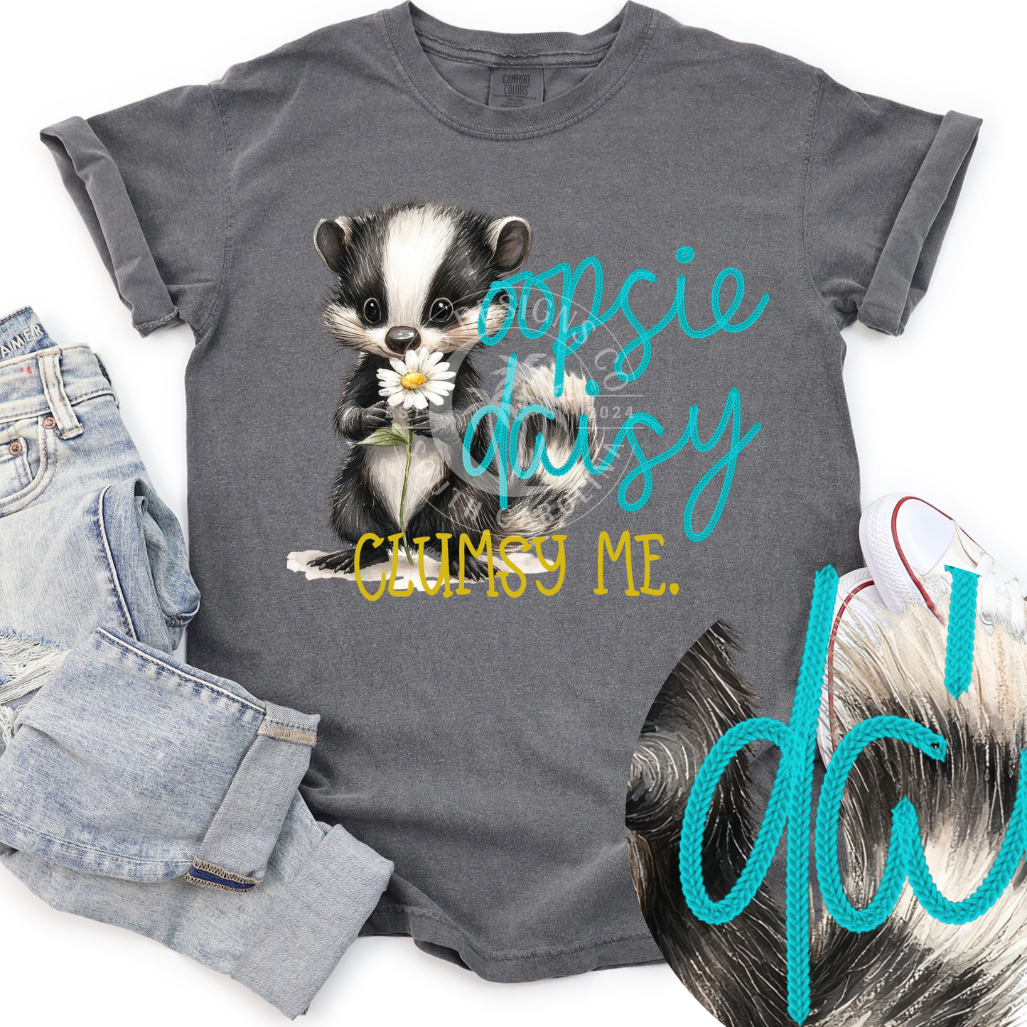 Oopsie Daisy-Cute Skunk-PNG