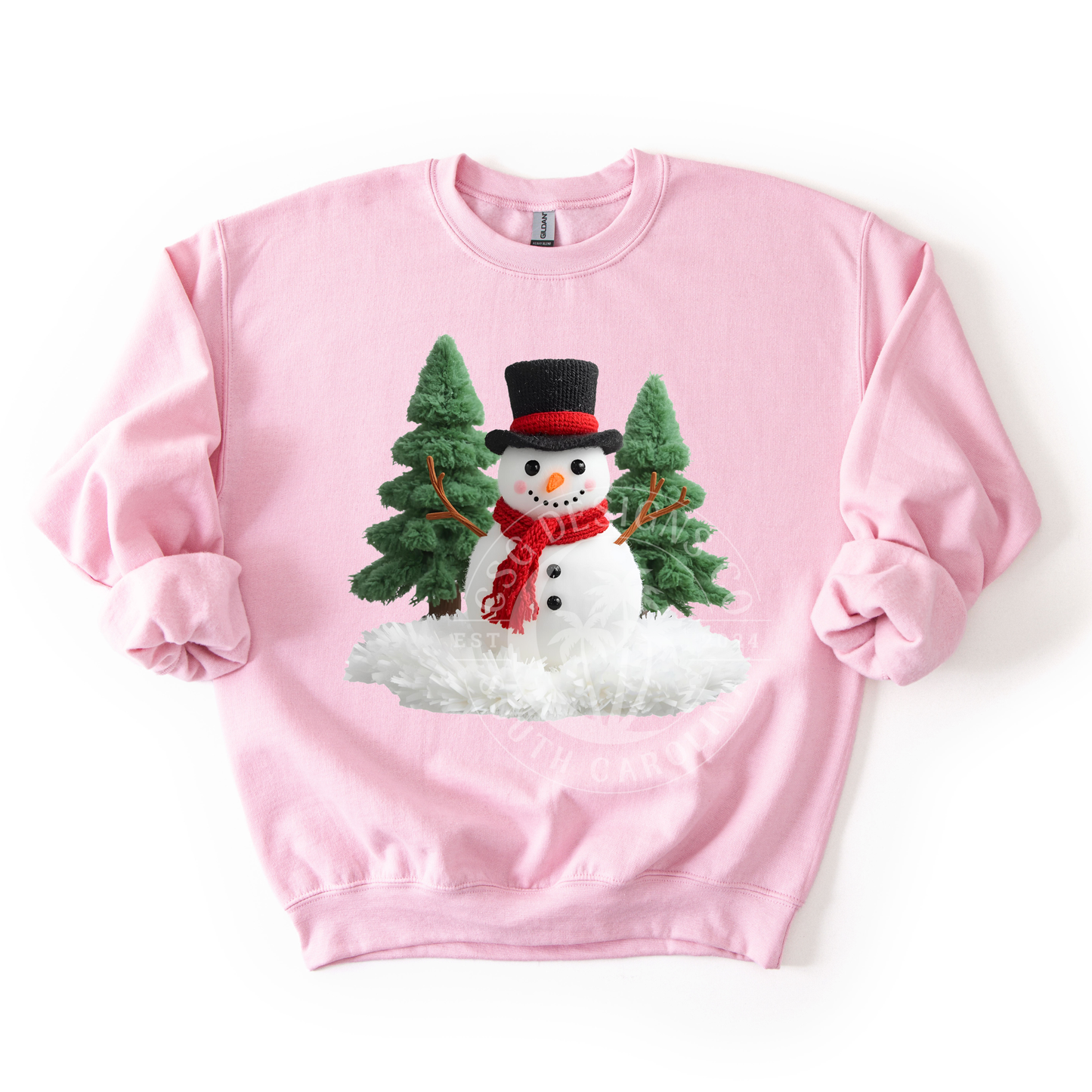 Snowman Scene- PNG