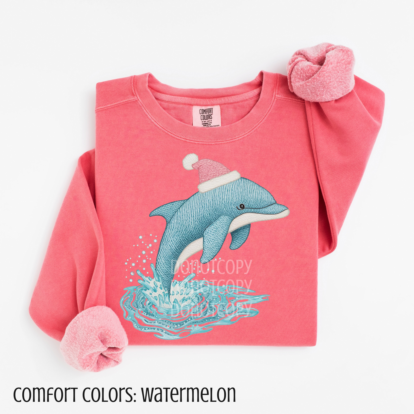 Festive Dolphin-PNG