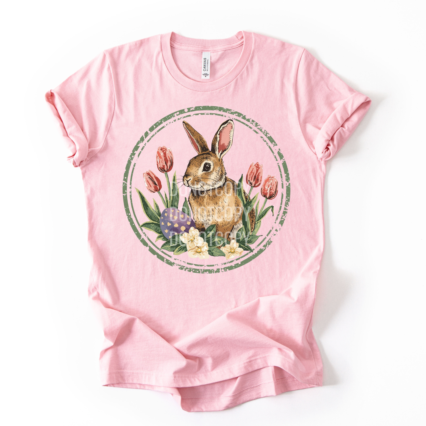 Easter Bunny Circle- PNG