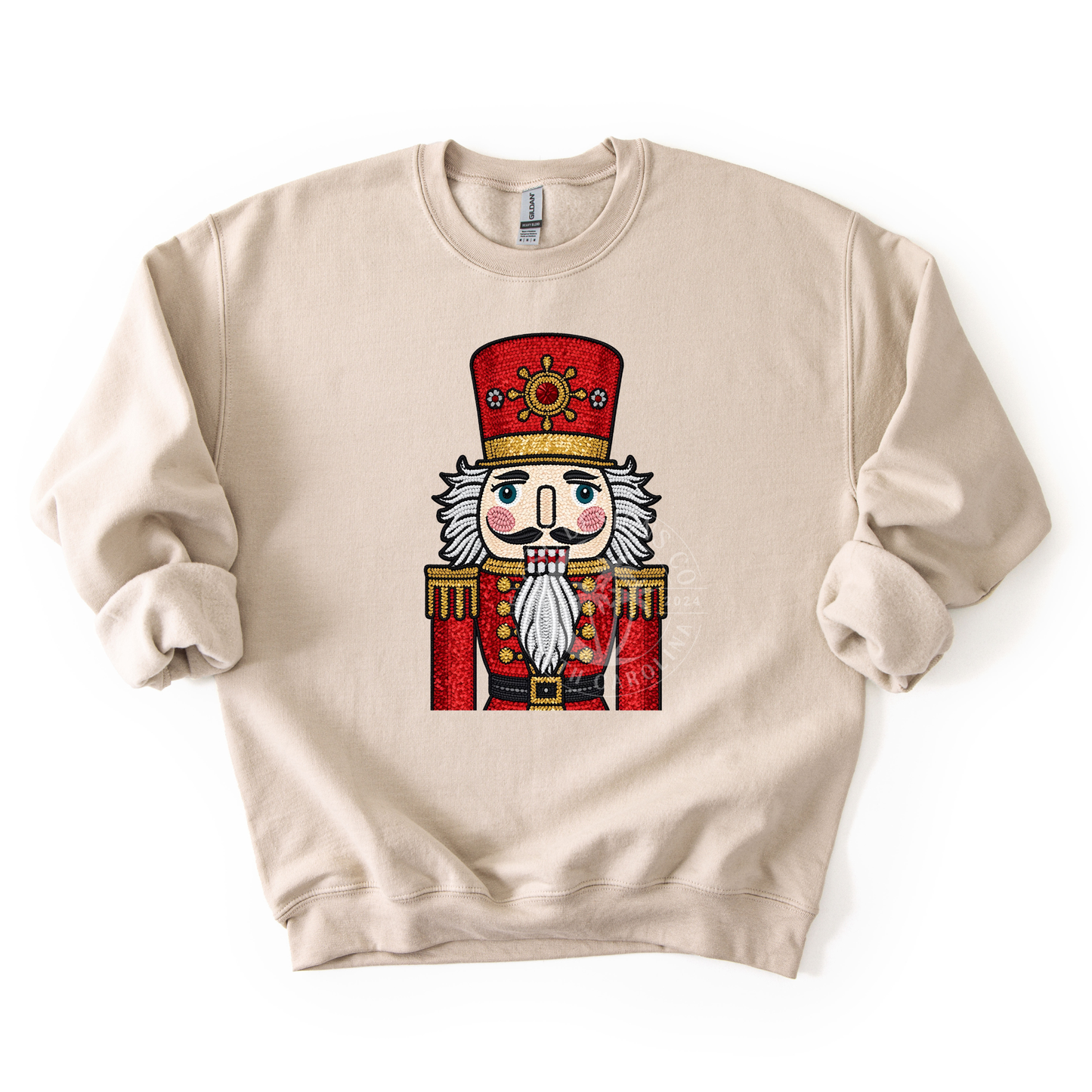 Red Stitched Nutcracker- PNG