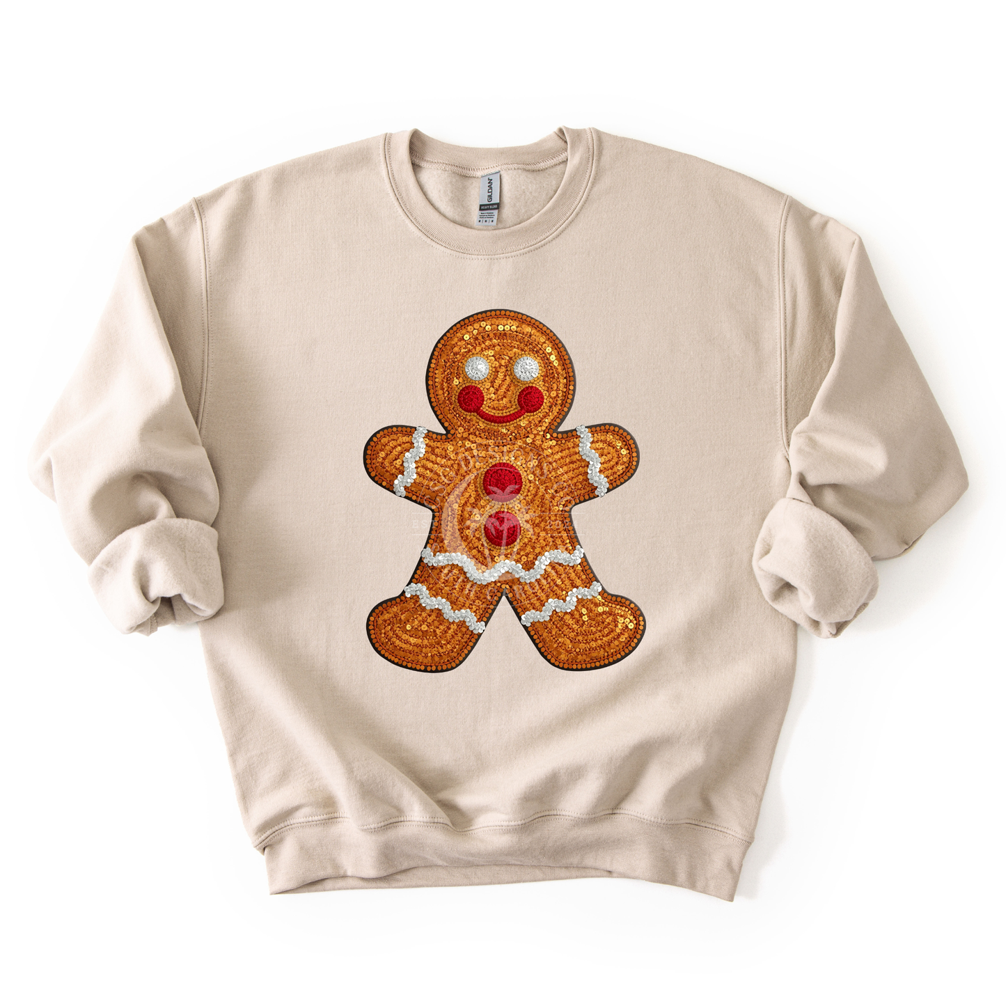 Sequin Gingerbread- PNG