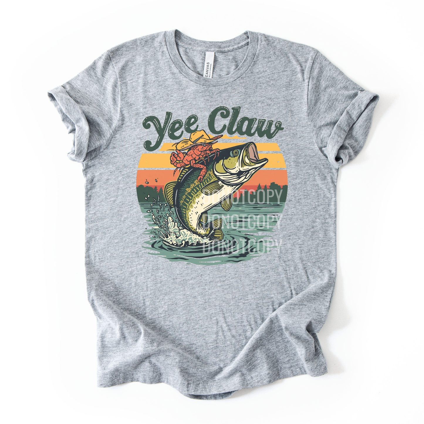 Yee Claw- Fishing -Completed Tee