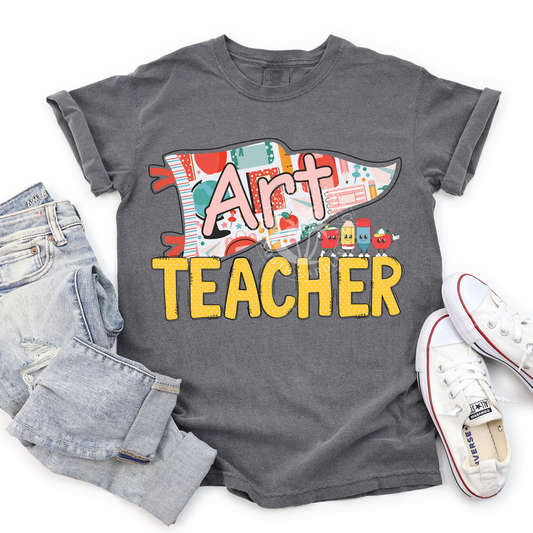 Art Teacher-Flag- PNG