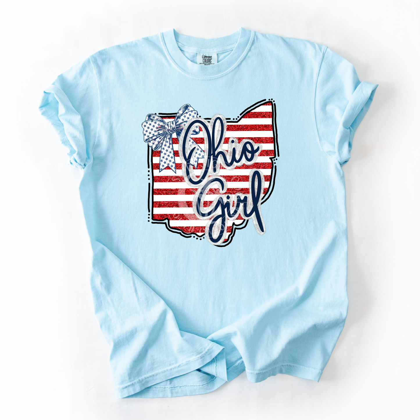 Ohio Girl- Patriotic State-PNG