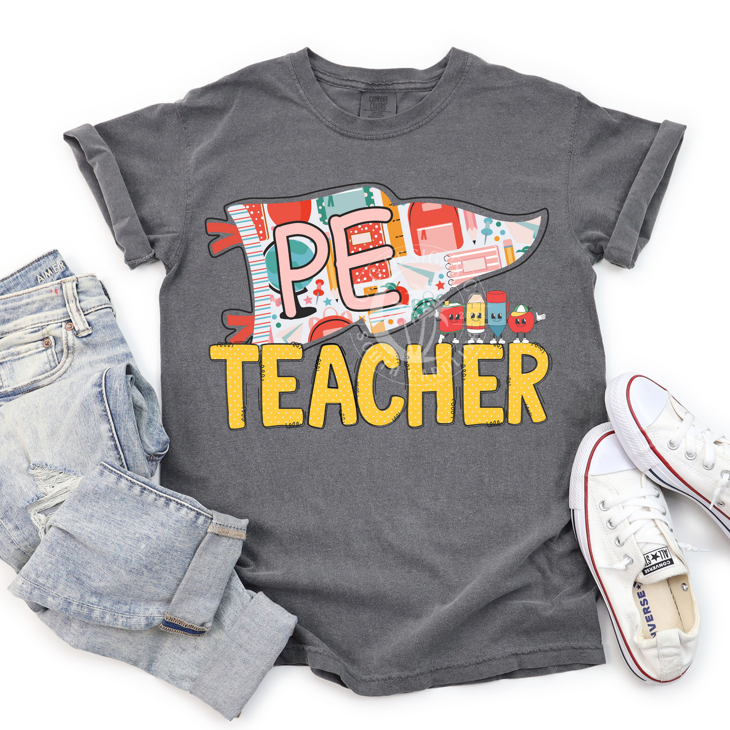 PE Teacher-Flag- PNG