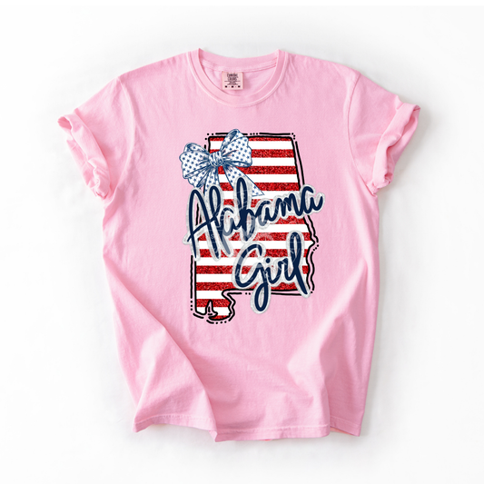 Alabama Girl- Patriotic State- PNG