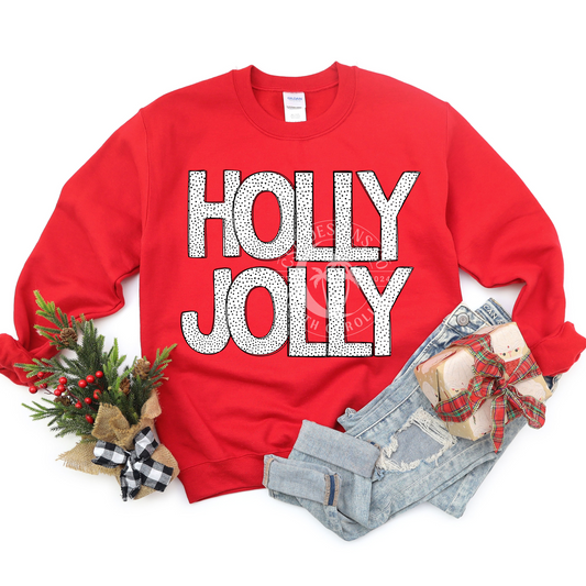 Holly Jolly Dots-PNG