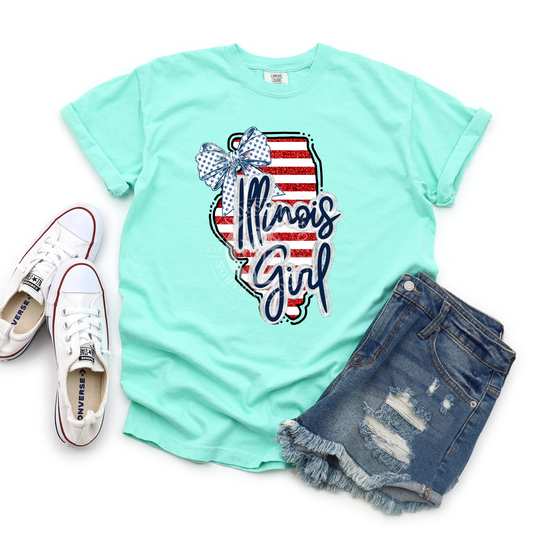 Illinois Girl-Patriotic State-PNG