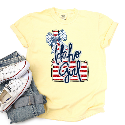 Idaho Girl-Patriotic State- PNG
