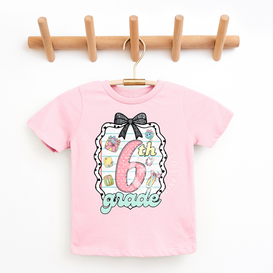 6th Grade Coquette Frame-PNG