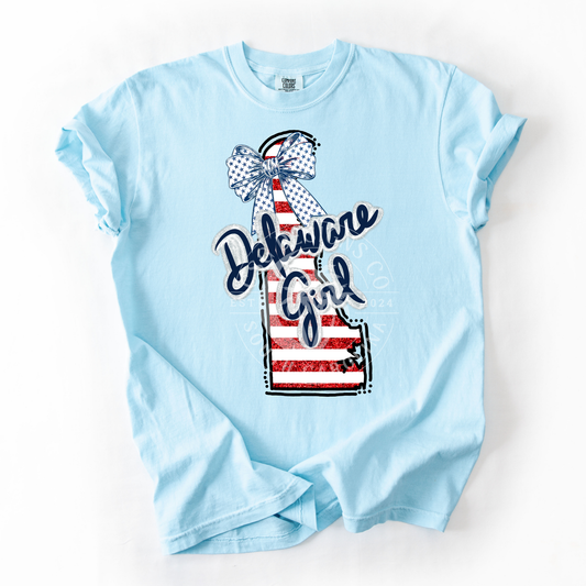 Delaware Girl- Patriotic State-PNG