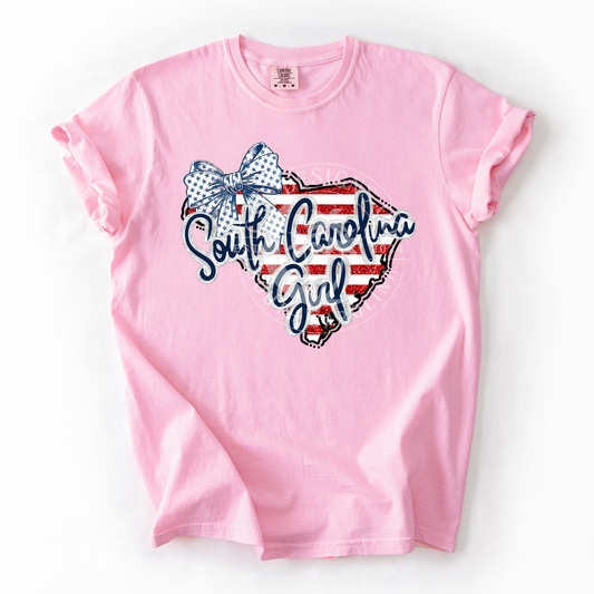 South Carolina Girl- Patriotic State-PNG
