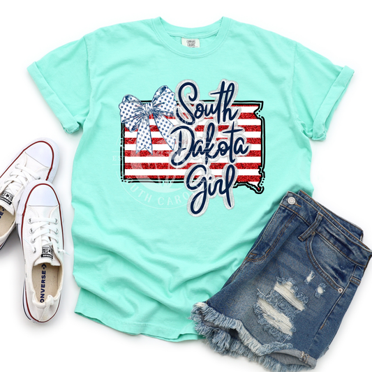 South Dakota Girl- Patriotic State-PNG