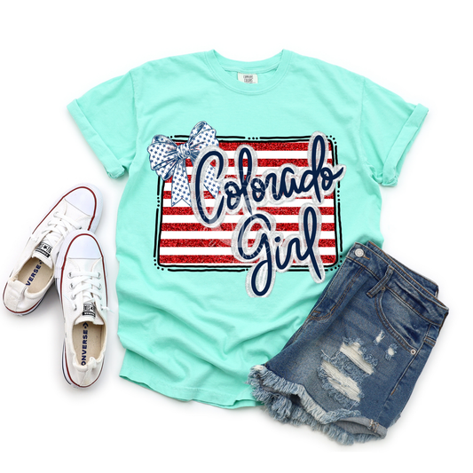 Colorado Girl- Patriotic State- PNG