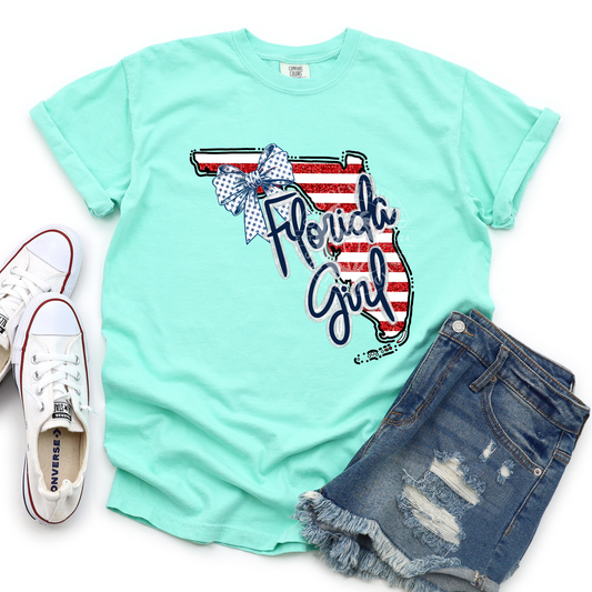 Florida Girl- Patriotic State-PNG
