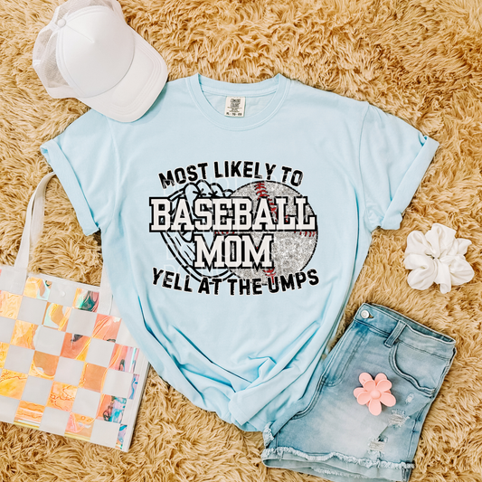 T-Ball Mom- Yell At The Umps- DTF Png File