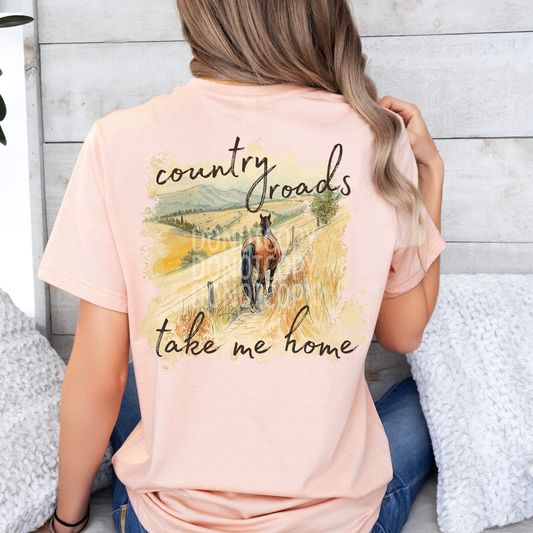 Country Roads Take Me Home- PNG