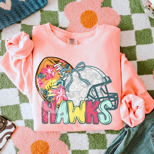 Hawks-Floral Football Mascot