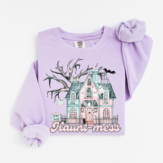 Pastel Haunt Mess-Haunted House-PNG