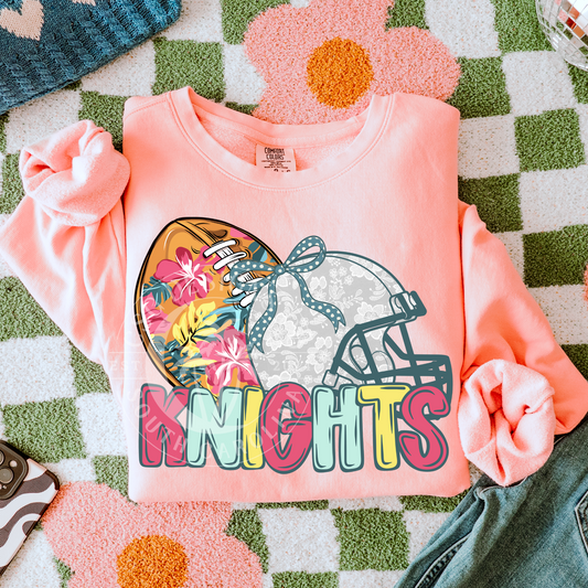 Knights-Floral Football Mascot