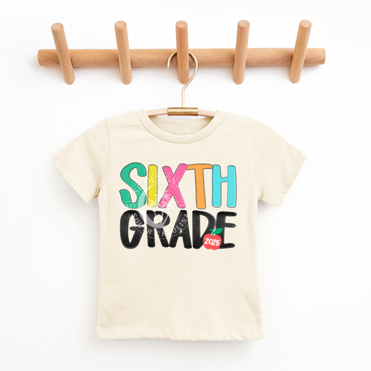 SIXTH GRADE- NEON- PNG