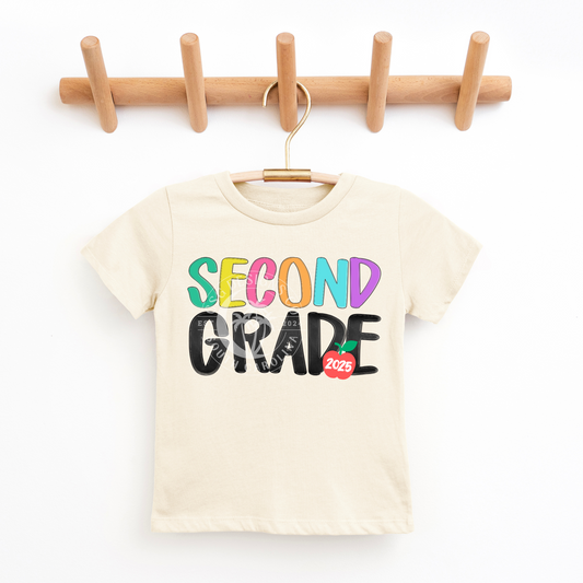 SECOND GRADE- NEON- PNG