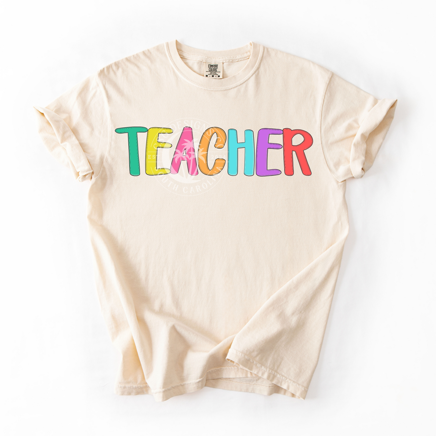 TEACHER- NEON- PNG
