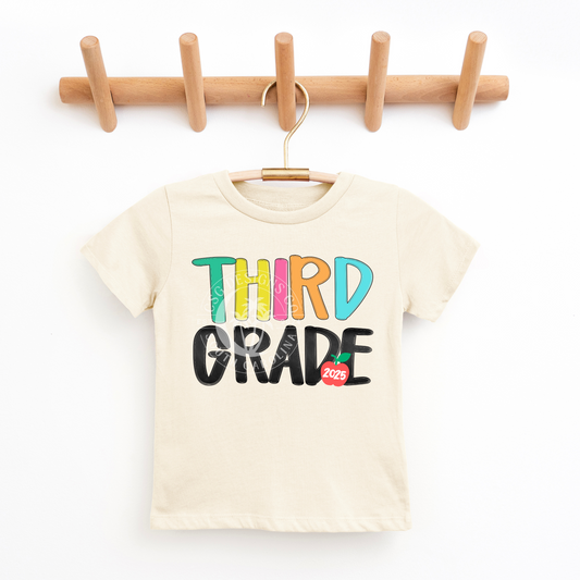 THIRD GRADE- NEON- PNG