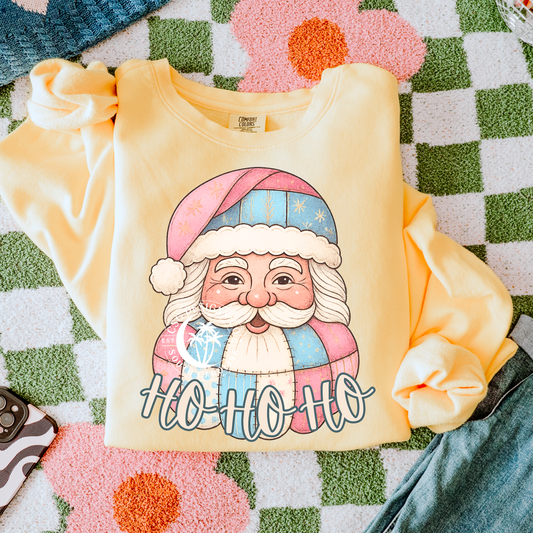 Patchwork Santa- PNG