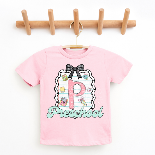 Preschool Coquette Frame-PNG