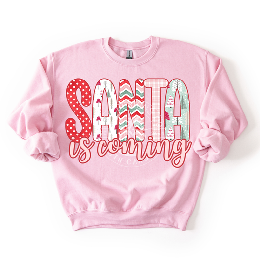 Preppy Santa Is Coming- PNG