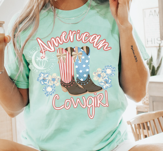 American Cowgirl- DTF Png File