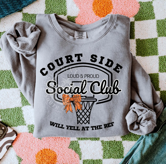 Court Side Social Club- DTF Png File