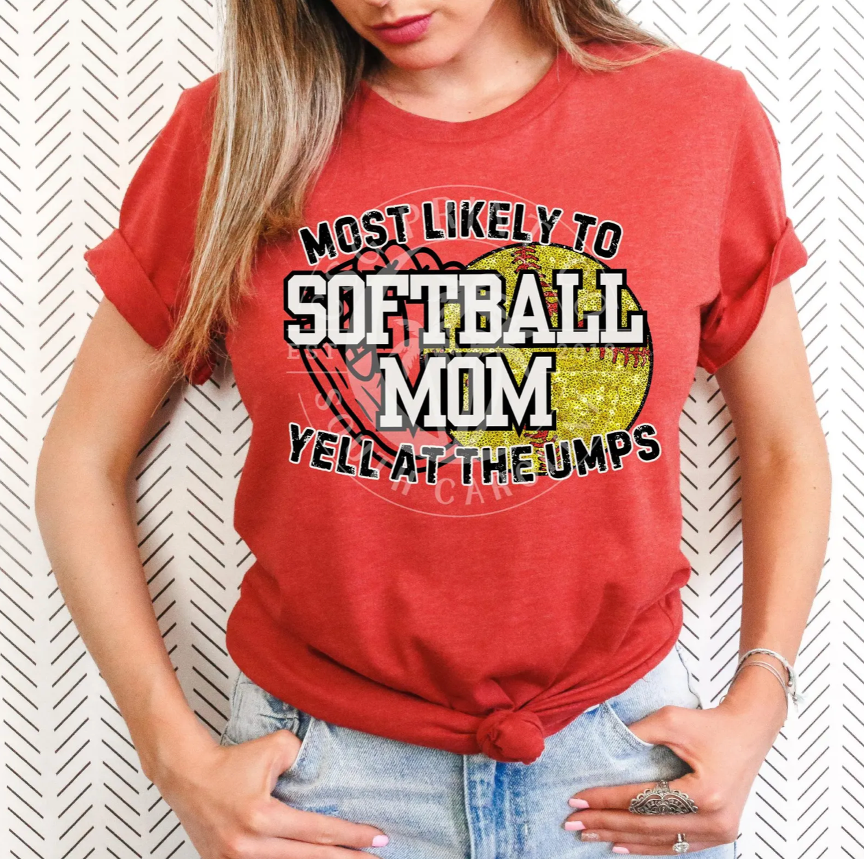 Softball Mom- Yell At Refs- DTF Png File