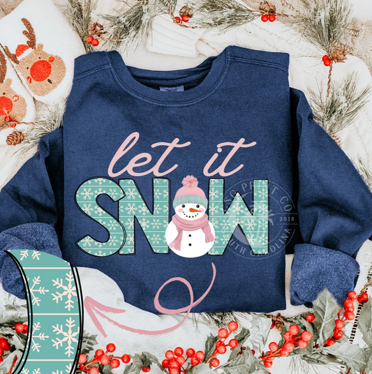 Let It Snow- DTF Png File