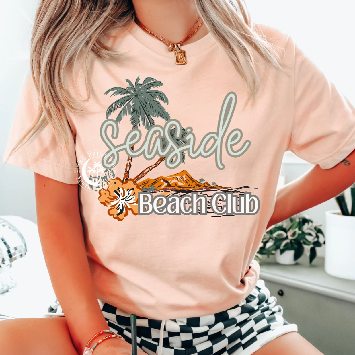 Seaside Beach Club- DTF Png File