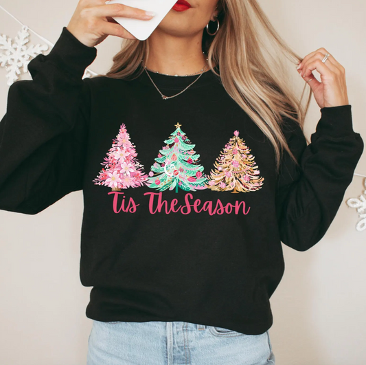 Preppy Tis The Season Trees- DTF Png File