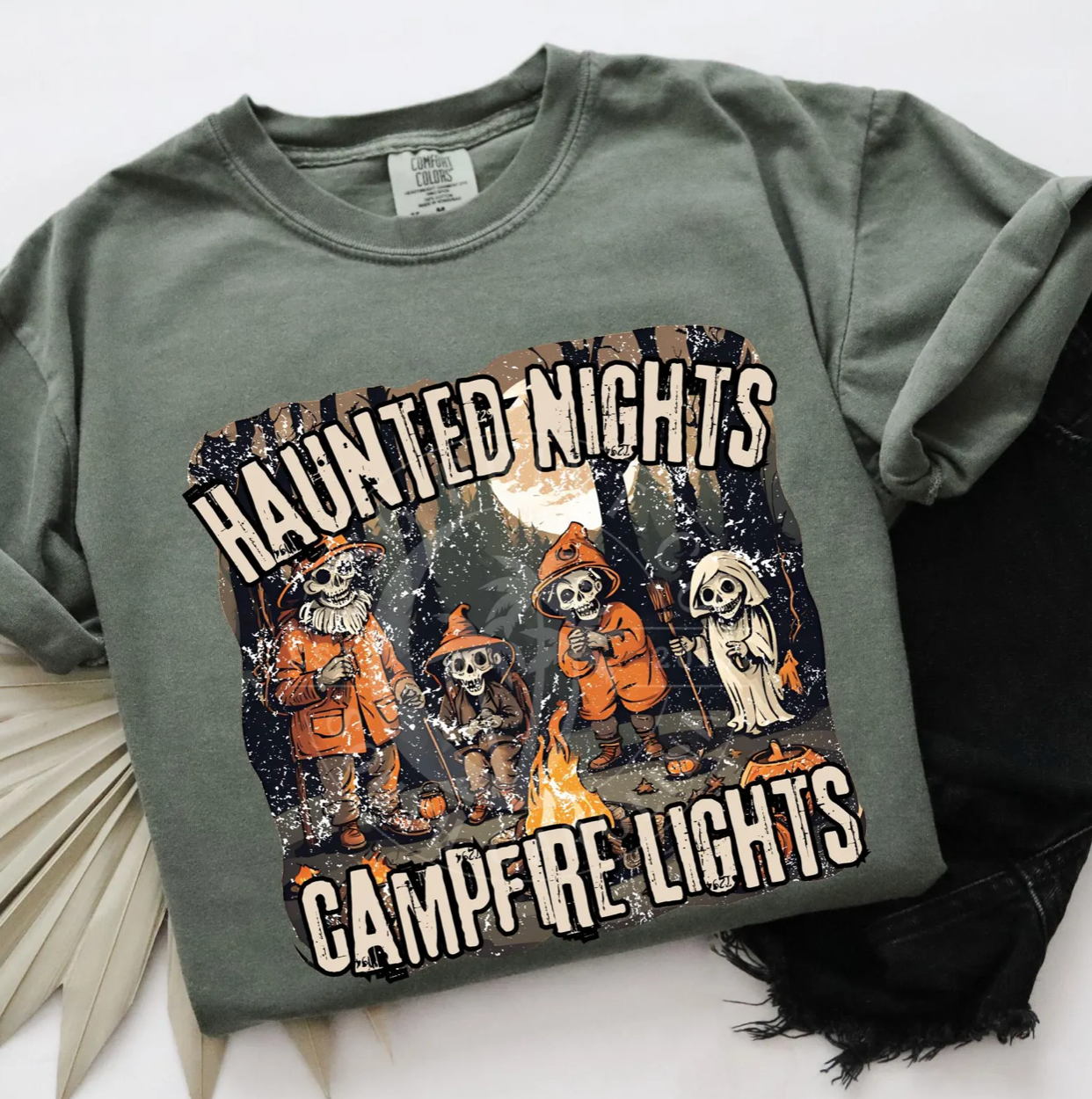 Haunted Nights- Spooky Woods- DTF Png File